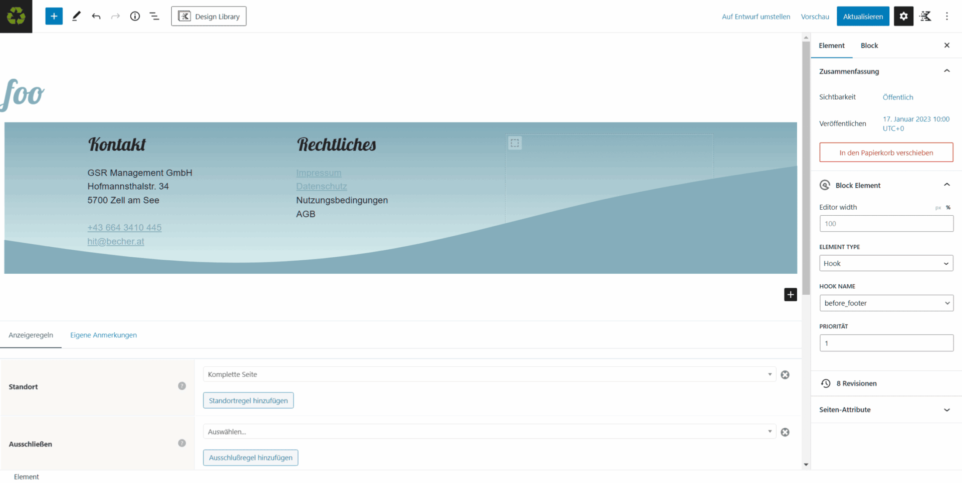 background not showing GeneratePress